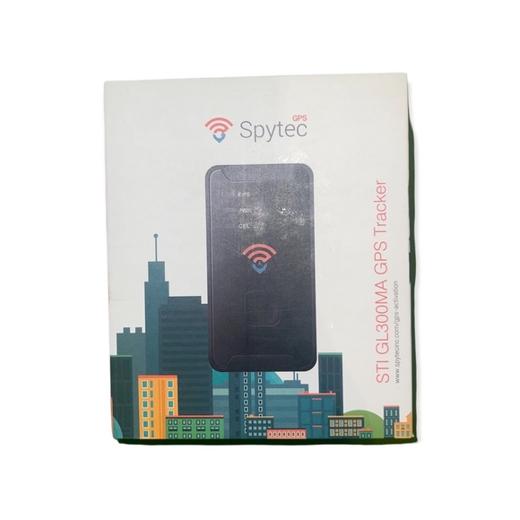 SPYTEC STI GL300MA GPS Tracker & Weatherproof Magnetic Case Excellent. NWT - Picture 7 of 10